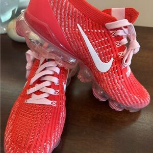Nike Red and Pink Athletic Shoes
